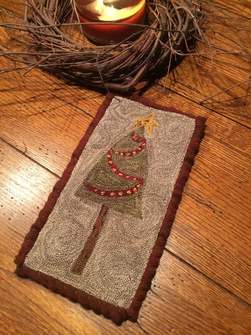 Skinny Series: Christmas Tree Punch Needle Pattern or Kit
