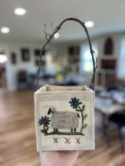 Little Sheep Planter Stitchery Kit