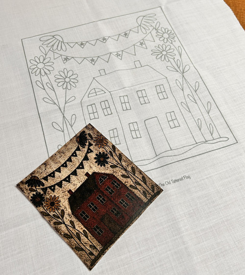 “Mystic House” Doodle Punch needle pattern