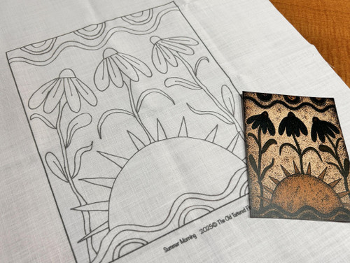“Summer Morning” Doodle Punch needle pattern