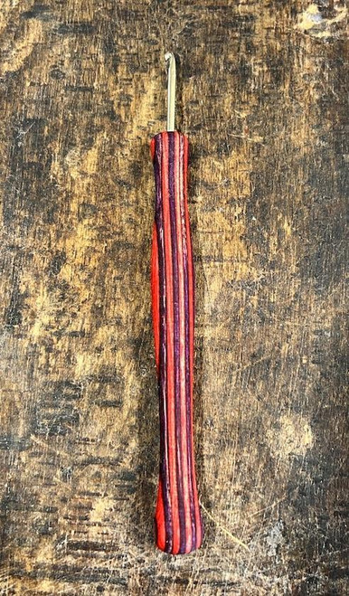 Turned Wooden Hook ~ Primitive End ~ #2