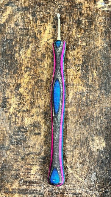 Turned Wooden Hook ~ Primitive End ~ #5