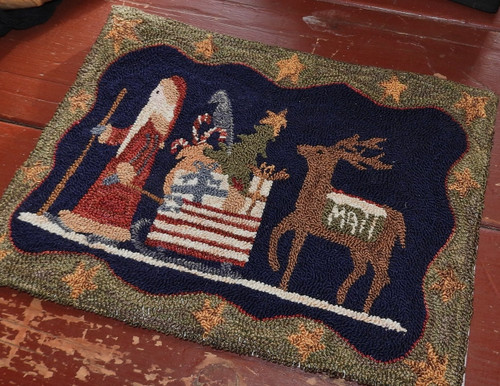 The Christmas Parade Punch Needle Pattern or Kit