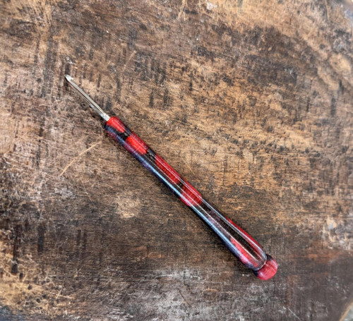Turned Acrylic Hook ~ Primitive End ~ #A4