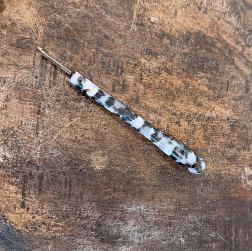 Turned Acrylic Hook ~ Primitive End ~ #A6