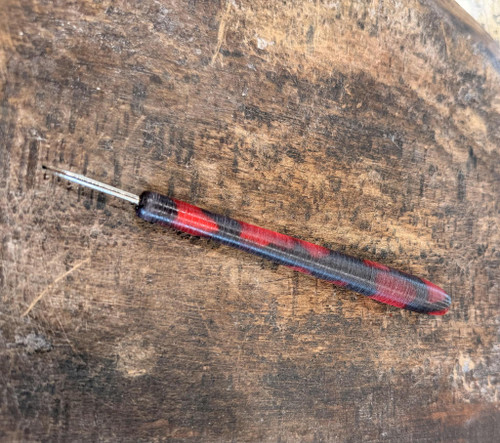 Turned Acrylic Hook ~ Primitive End ~ #A14