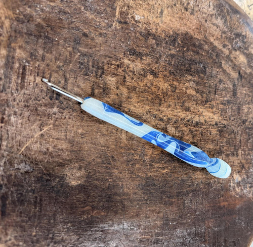 Turned Acrylic Hook ~ Primitive End ~ #A17