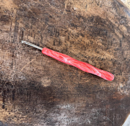 Turned Acrylic Hook ~ Primitive End ~ #A19