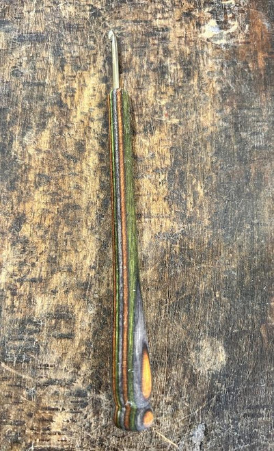 Turned Wooden Hook ~ Primitive End ~ #11