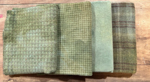 1 Yard Texture Bundle ~ Greens