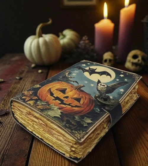 Halloween Leather Journal