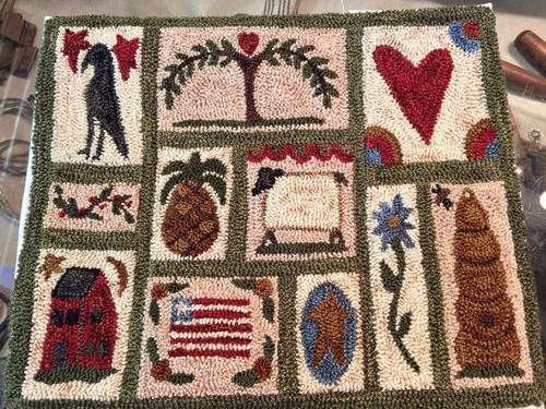 Huge Favorite Things Summer Punch Needle Pattern or Kit