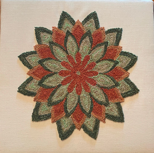Mandala #6 Punch Needle Pattern or Kit