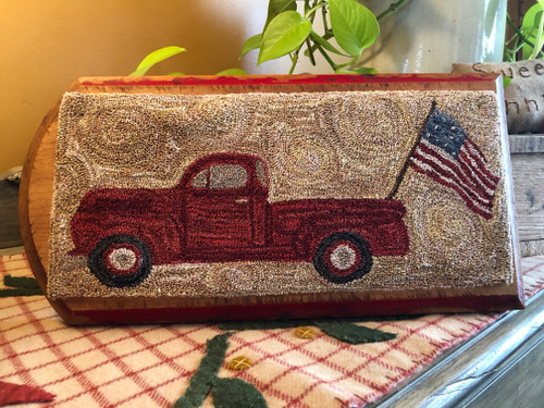 Old Red Punch Needle Pattern or Kit