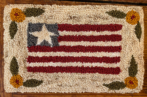 Petite Prims Series: Flag Punch Needle Pattern or Kit