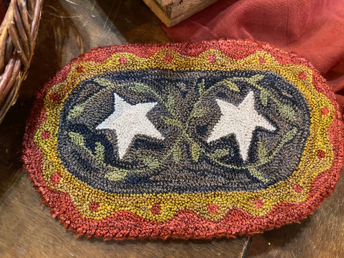 Prim Stars Punch Needle Pattern or Kit