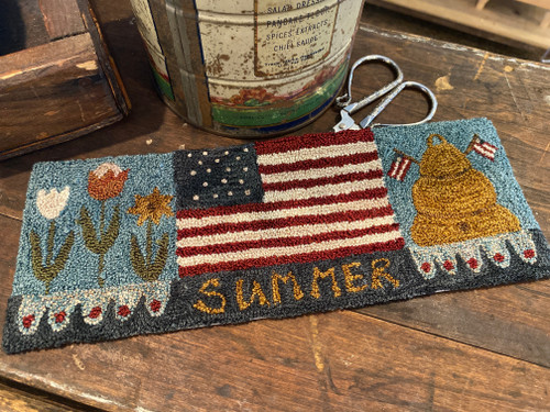 Seasons of the Flag: Summer Punch Needle Pattern or Kit