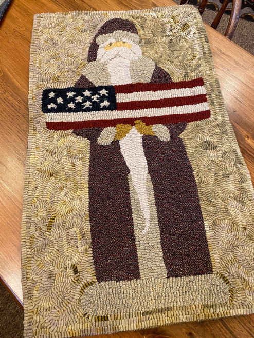 The Man in Red... White and Blue Rug Hooking Kit