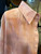 “Artsy Duster” Pink Ice Dyed Linen Tunic/Shirt #3 ~ Size L