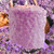 Vintage Lavender Hearth Cake Candle