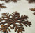 2 1/2 inch Rusty Tin Snowflake ~ Pack of 5