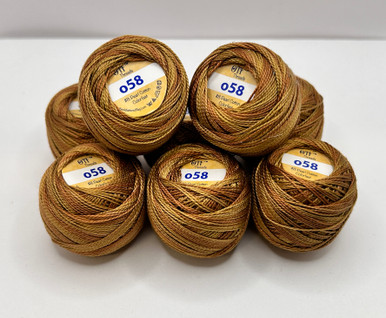 OTF Threads™️ #8 Pearl Cotton - O58 Orange Gourd