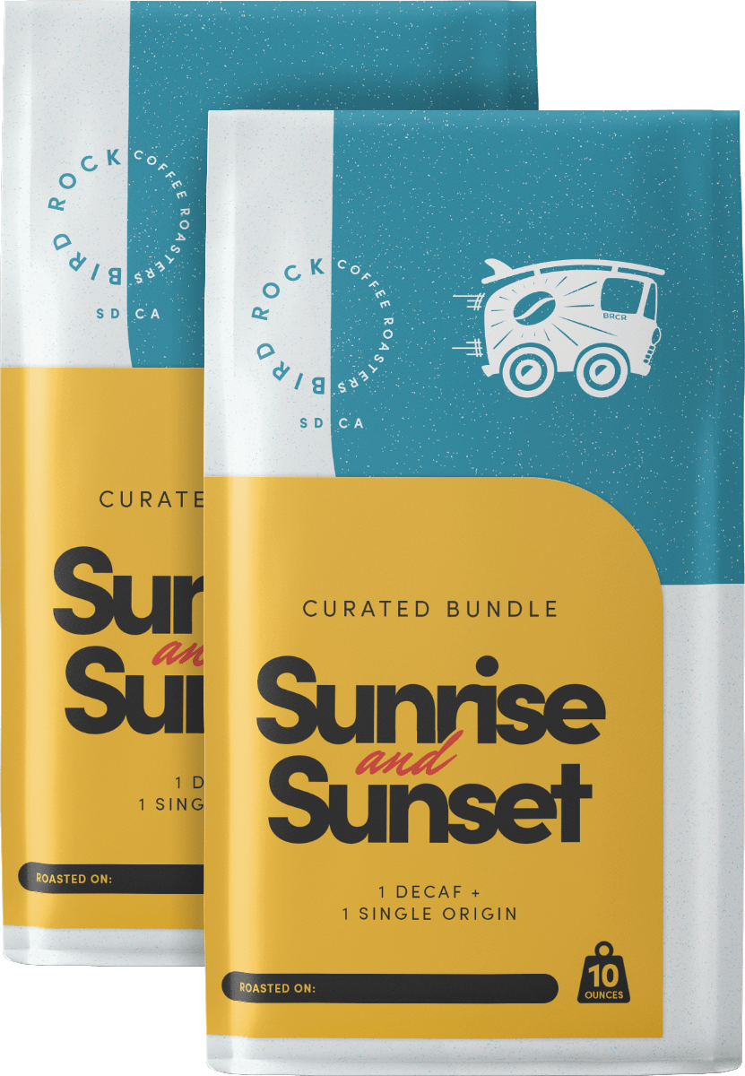 Sunrise & Sunset Prepaid 6 Monthly Shipments Bird Rock Coffee Roasters