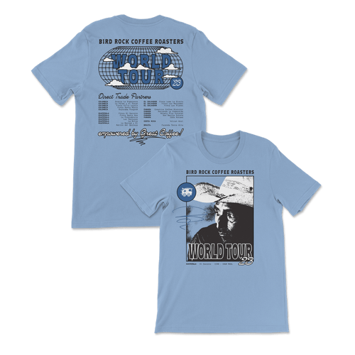 Vintage World Tour Tee: Blue