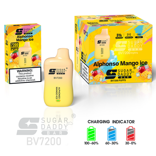 Sugar Daddy BV 7200puff -(Display of 10)