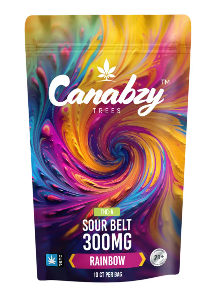 Canabzy THC-A Sour Belts 3000mg