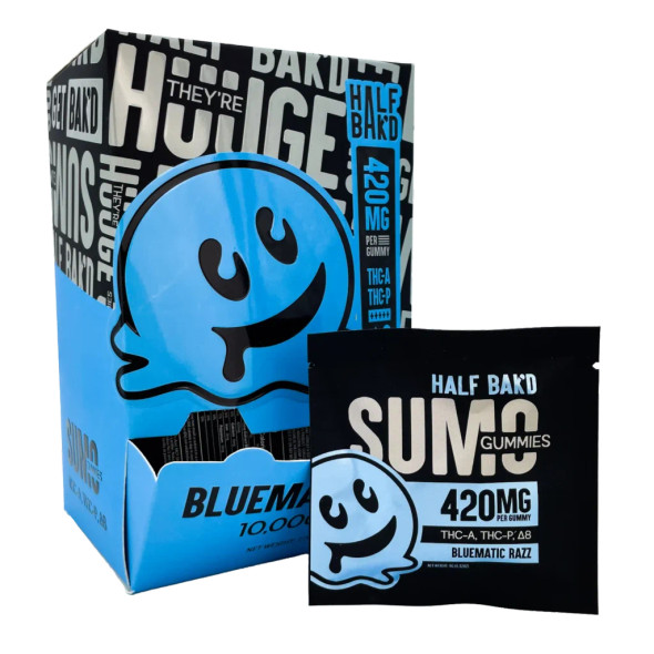 Half Bak'd D9 Sumo Gummies 30ct Box