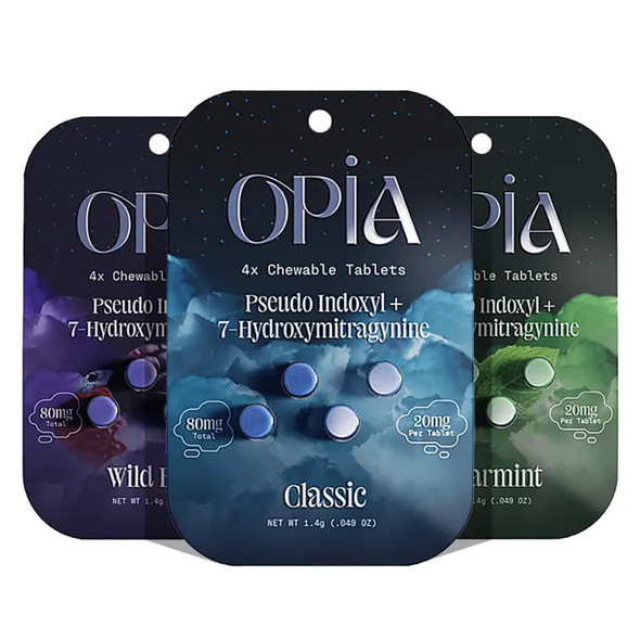 Opia 7 Hydroxy + Pseudo 20mg 4ct Tablets 10ct Box