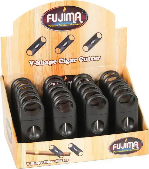 Fujima V Shape Cigar Cutter 24ct Box fujima
