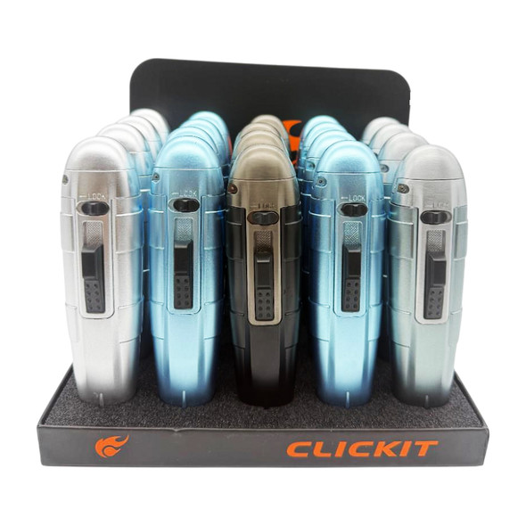 Clickit Submarine Torch Lighters 20ct Box