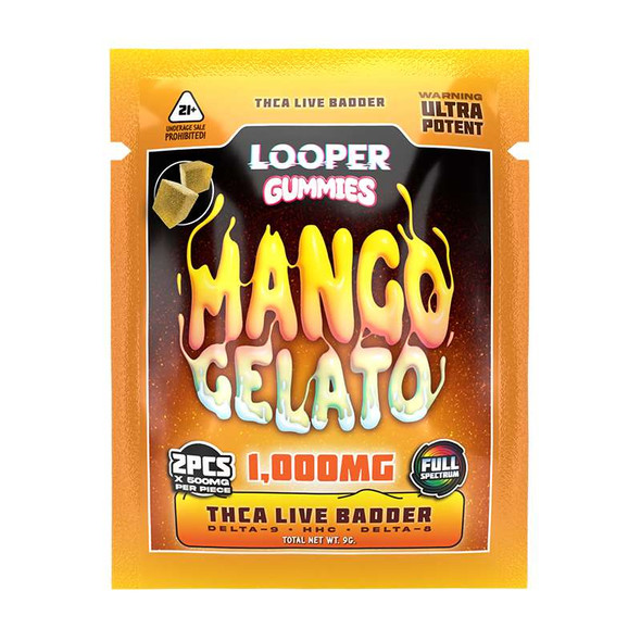 Looper THCA Live Badder 2pk 1000mg Gummies 25ct Box Looper