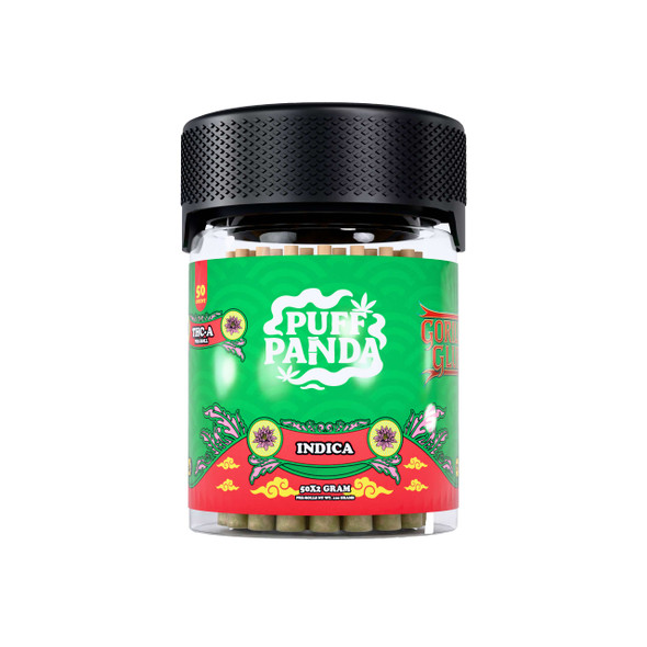 Puff Panda THC-A Pre-Rolls 2g 50ct Jar Puff Panda