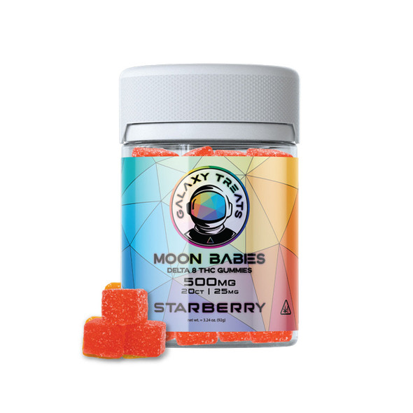 Moon Babies Delta 8 Gummies 500mg 20ct Bottle