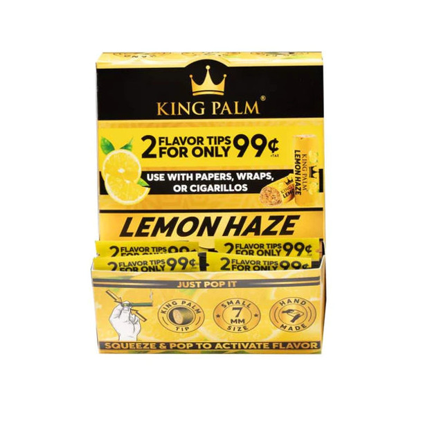 King Palm Filters Lemon Haze 2pk PP 1.99 20ct Box