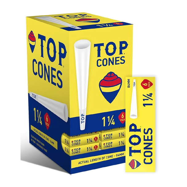 TOP Cones 1 1/4 6pk 24ct Box