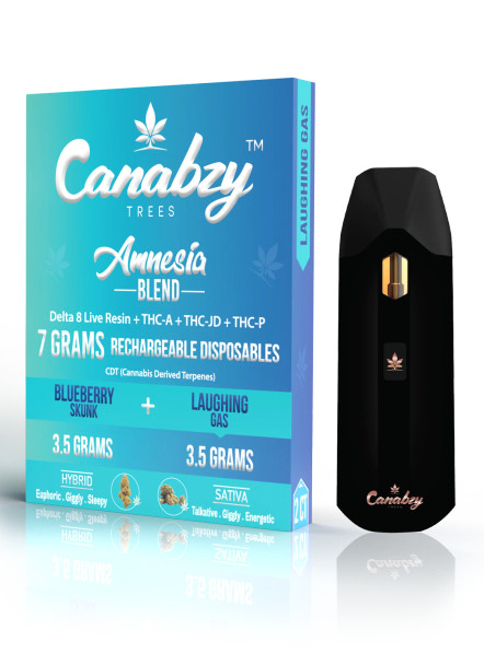 Canabzy 7g Disposable Amnesia Blend