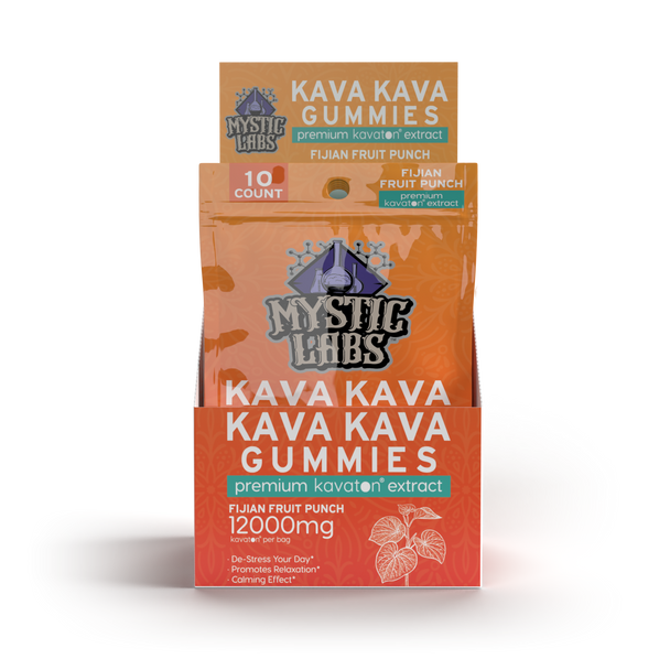 Mystic Labs Kava Kava Gummies 6ct Box