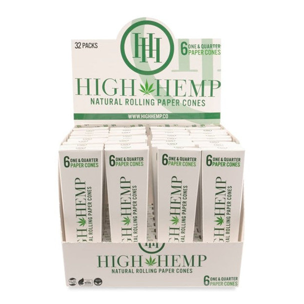 High Hemp Cones 1 1/4 6pk 32ct Box