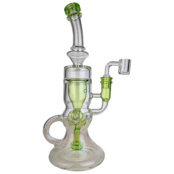 On Point Swiss Shower Head Perc Incycler Glass Water Pipe