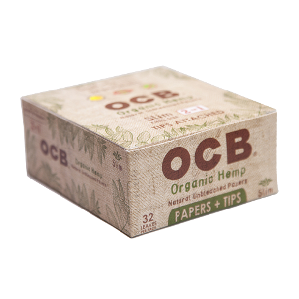 OCB Organic Hemp King Size Slim 24ct Box