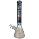 On Point Color Fumed Fused Neck Frosted Glass Water Pipe