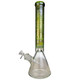 On Point Color Fumed Fused Neck Frosted Glass Water Pipe