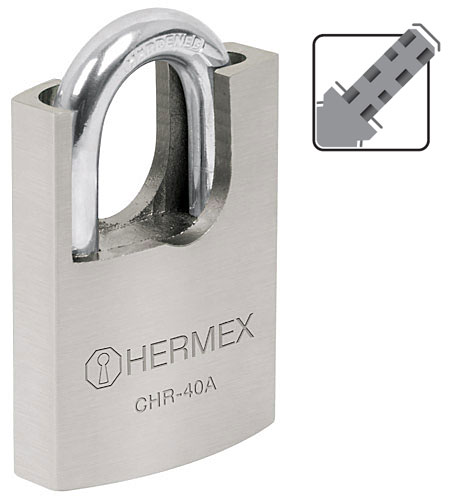 MegaWatts. Hermex Shrouded Iron Padlocks Disc-Lock Key