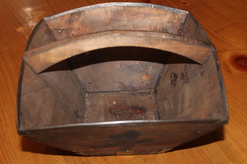 Vintage Wood and Tin Basket