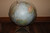Vintage Cold War Era Replogle Globe with Metal Stand