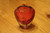 Cranberry Art Glass Vase, signed by W Johnson